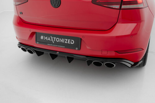 Maxton rear diffuser V.3 for Volkswagen Golf R Mk7 Facelift