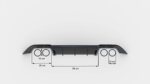 Maxton rear diffuser for Volkswagen Golf R Mk7