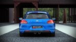 Maxton rear diffuser for VW Scirocco III R with 2 exhaust holes