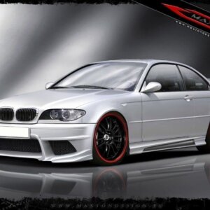 Maxton bočni produžeci za BMW 3 E46 COUPE & CABRIO < GENERATION V >