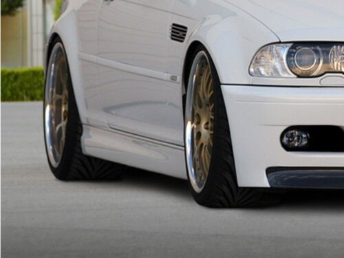 Maxton side skirt diffusers for BMW 3 E46 COUPE & CABRIO < M3 LOOK >