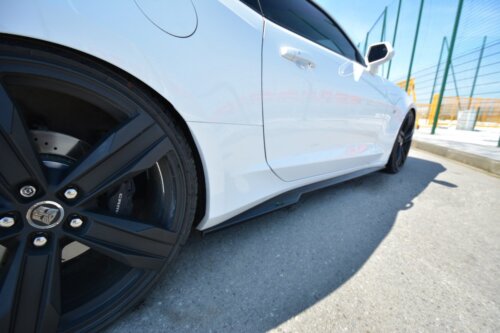 Maxton side skirt diffusers for CHEVROLET CAMARO 6TH-GEN. PHASE-I 2SS COUPE
