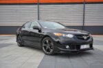Maxton side skirt diffusers for HONDA ACCORD MK8. (CU-SERIES) PREFACE SEDAN