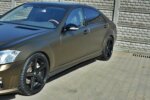 Maxton side skirt diffusers for MERCEDES S-CLASS W221 AMG LWB