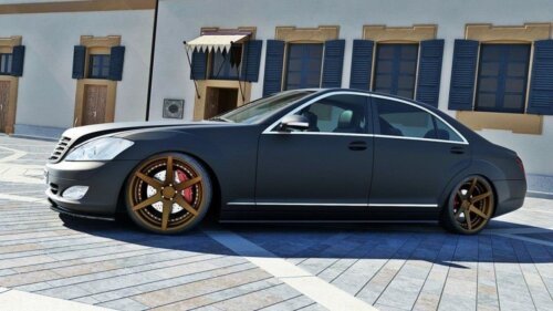 Maxton side skirt diffusers for MERCEDES S-CLASS W221 LONG