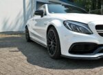 Maxton side skirt diffusers for Mercedes C-class C205 63AMG Coupe