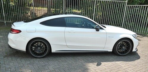 Maxton side skirt diffusers for Mercedes C-class C205 63AMG Coupe