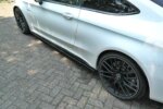 Maxton side skirt diffusers for Mercedes C-class C205 63AMG Coupe