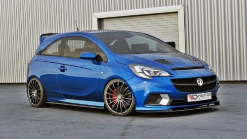 Maxton side skirt diffusers for OPEL CORSA E OPC/VXR