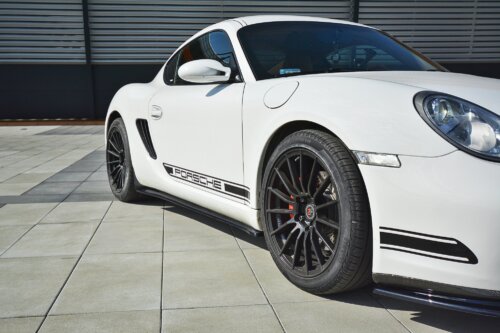 Maxton side skirt diffusers for PORSCHE CAYMAN S 987C