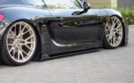 Maxton side skirt diffusers for Porsche Cayman Mk2 981C