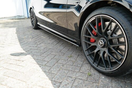 Maxton side skirt diffusers V.1 for Mercedes C-Class S205 63AMG