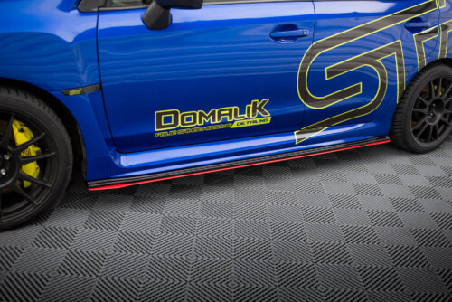 Maxton side skirt diffusers V.2 for SUBARU WRX STI