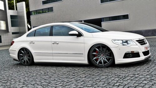 Maxton side skirt diffusers for VW Passat CC R36 RLINE (Preface)