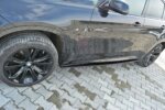 Maxton side skirt diffusers for BMW X6 F16 MPACK