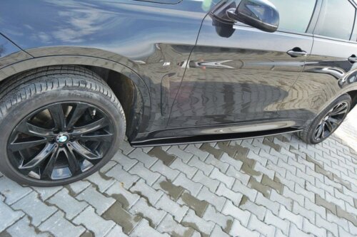 Maxton side skirt diffusers for BMW X6 F16 MPACK