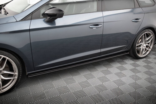 Maxton side skirt diffusers V.1 for Seat Leon Mk3 Cupra/ FR Facelift