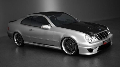 Maxton side skirt diffusers for MERCEDES CLK W208