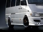 Maxton side skirt diffusers for Mercedes Sprinter I FL / Volkswagen LT 96-06 THIS SIDE SKIRTS FITS TWIN WHEELS VERSION.