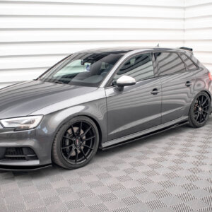Maxton splitter set for Audi S3 Sportback 8V Facelift