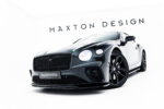 Maxton splitter set for Bentley Continental GT Coupe Mk3