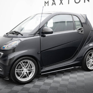 Maxton splitter set for Brabus Smart Fortwo C451 Facelift