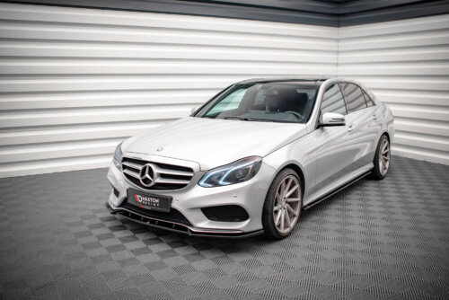 Maxton splitter set for Mercedes-Benz E AMG-Line Sedan W212 Facelift