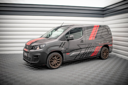 Maxton splitter set for Peugeot Partner Mk3