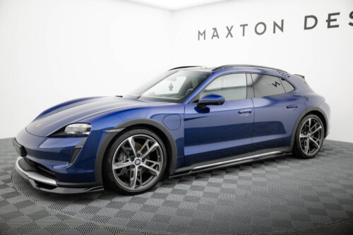 Maxton splitter set for Porsche Taycan Cross Turismo 4S