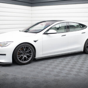 Maxton splitter set for Tesla Model S Plaid Mk1 Facelift