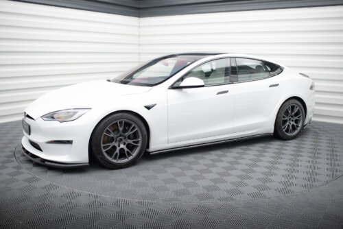 Maxton splitter set for Tesla Model S Plaid Mk1 Facelift