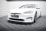 Maxton splitter set for Tesla Model S Plaid Mk1 Facelift
