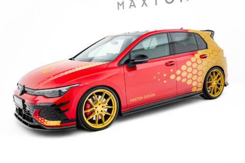 Maxton splitter set V.2 for Volkswagen Golf GTI Clubsport Mk8 Facelift
