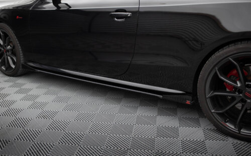 Maxton side flaps for Audi A5 / A5 S-Line / S5 Coupe / Cabrio 8T / 8T Facelift