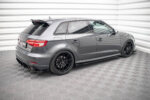 Maxton side flaps for Audi S3 / A3 S-Line Sportback 8V Facelift