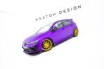 Maxton side skirt diffusers for Volkswagen Golf R Hatchback Mk8 / Mk8 Facelift