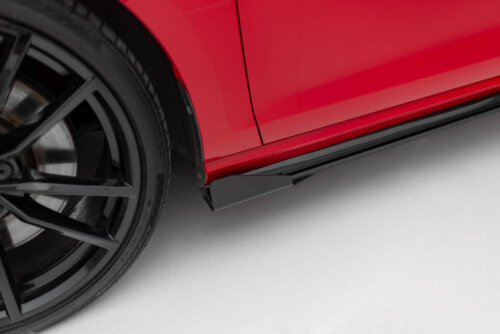 Maxton side skirt diffusers for Volkswagen Golf R / R-Line Mk7 Facelift