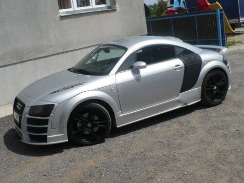 Maxton side skirt diffusers for Audi TT 8N < R8 Look >