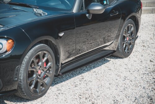 Maxton side skirt diffusers for Abarth 124 Spider
