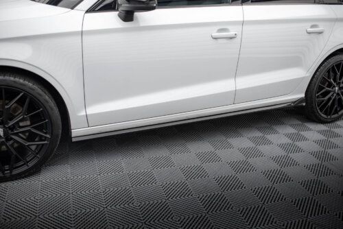 Maxton side skirt diffusers for Audi A3 Sedan 8V