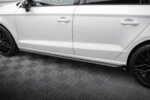 Maxton side skirt diffusers for Audi A3 Sedan 8V