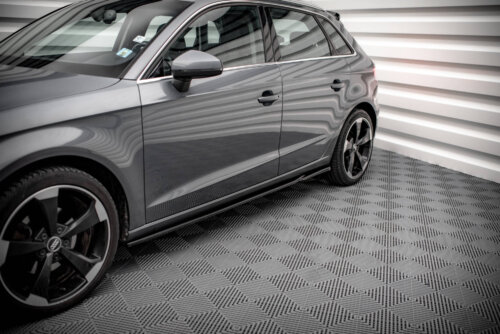 Maxton side skirt diffusers for Audi A3 Sportback 8V