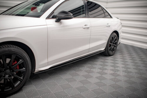 Maxton side skirt diffusers for Audi A4 B9 Facelift