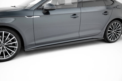 Maxton side skirt diffusers for Audi A5 Sportback F5 Facelift