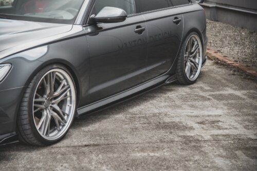 Maxton side skirt diffusers for Audi A6 / A6 C7 S-line/ S6 C7 Facelift