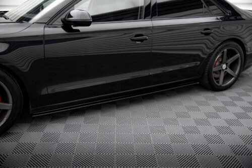 Maxton side skirt diffusers for Audi A8 D4