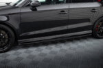 Maxton side skirt diffusers for Audi RS3 Sedan 8V Facelift