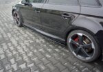 Maxton side skirt diffusers for Audi RS3 Sportback 8V Facelift