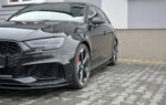 Maxton side skirt diffusers for Audi RS3 Sportback 8V Facelift