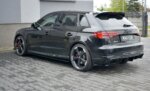 Maxton side skirt diffusers for Audi RS3 Sportback 8V Facelift